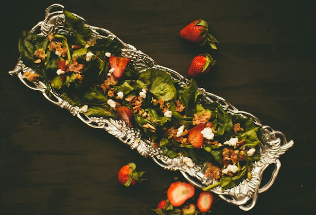 strawberry balsamic salad by Better with Butter