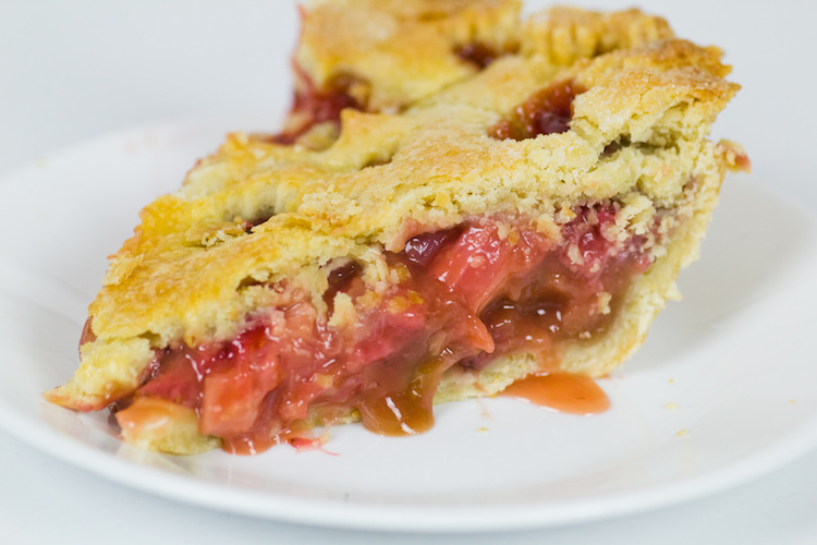 strawberry pie slice